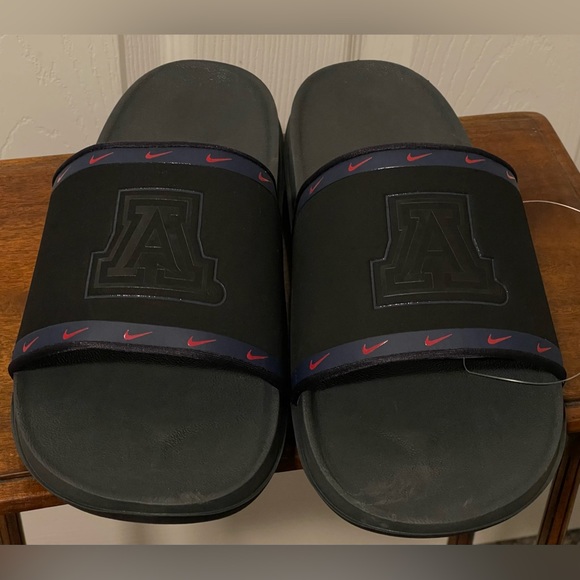 Arizona Wildcats Nike Offcourt Slides Black DD0505-001 Men’s Size 14 NEW - Picture 4 of 9